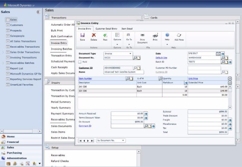 Microsoft Dynamics GP ERP Pricing, Demo & Comparison Tool